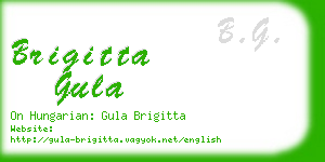 brigitta gula business card